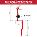 Lauco Paint-N-Stick Side View Mirror Paint Stand Holder with Clamp National Supply Company