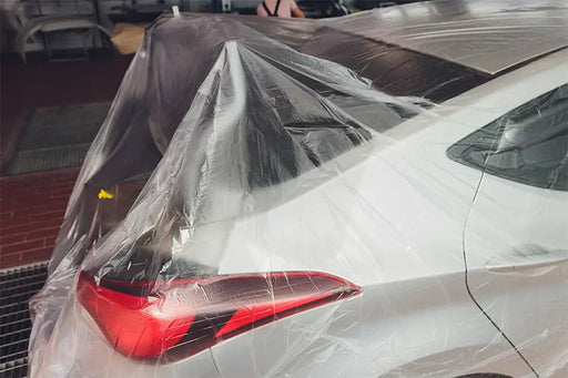 MAXIFILM Multi-Use Collision Crash Wrap 36in x 100ft, Clear Collision Wrap for Damaged Vehicles & Car Windows, Removes Cleanly - National Supply Company