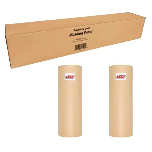 Masking Paper Automotive Painters Multi-Purpose 18 in, 36 in. X 750 ft Size: 18 IN x 750 FT (BOX OF 2) LAUCO