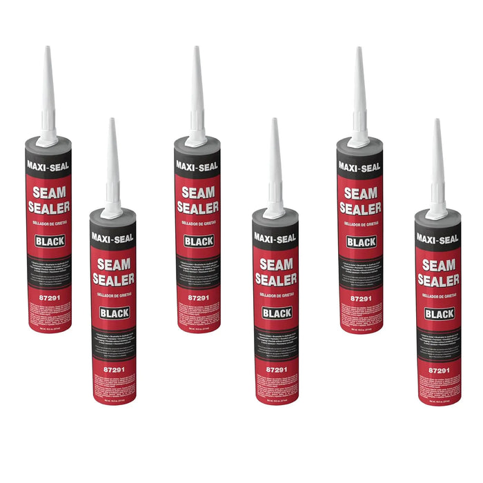 Maxi-Seal Polyurethane Seam Sealer Automotive - Black, 10.5oz Tube National Supply Company