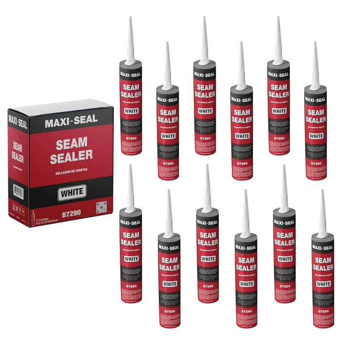 Maxi-Seal Polyurethane Seam Sealer Automotive - White, 10.5oz Tube National Supply Company
