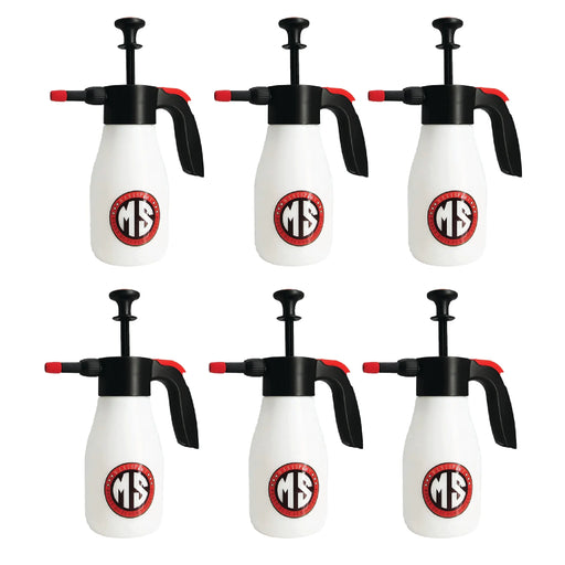 Maxi Spray 1 Liter Pump Bottle Sprayer - 6 Pack - National Supply Company