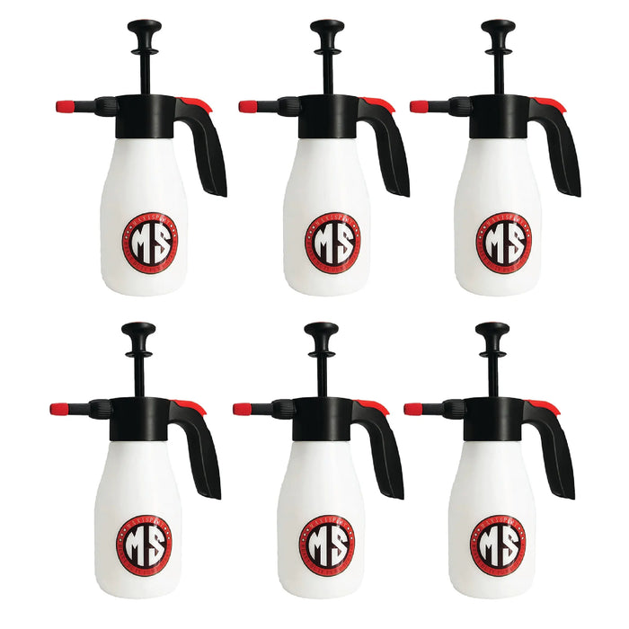 Maxi Spray 1 Liter Pump Bottle Sprayer - 6 Pack - National Supply Company