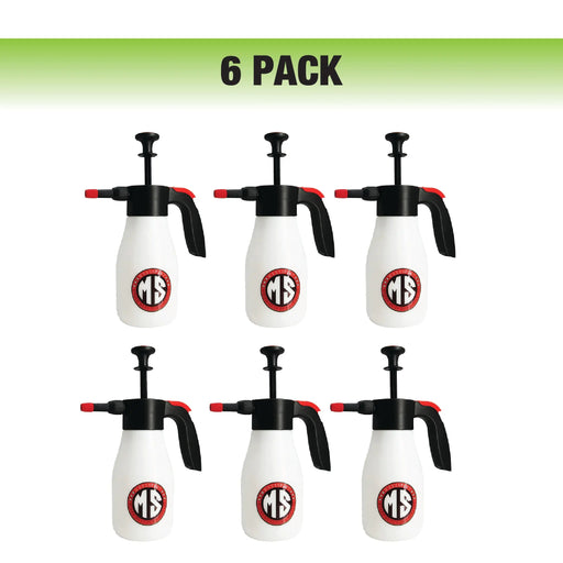Maxi Spray 1 Liter Pump Bottle Sprayer - 6 Pack - National Supply Company