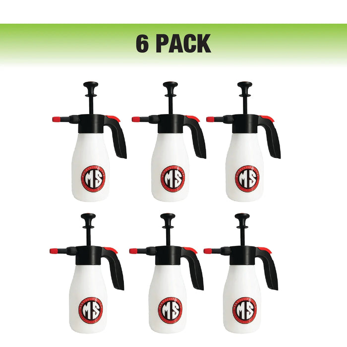 Maxi Spray 1 Liter Pump Bottle Sprayer - 6 Pack - National Supply Company