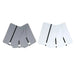 Metal Spray Cards 100 Pack, 50 White and 50 Medium Gray, size 4" x 6" or 148mm x 105mm Automotive refinishing color matching card, spray out card - National Supply Company