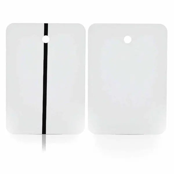 Metal Spray Cards 100 Pack, 50 White and 50 Medium Gray, size 4" x 6" or 148mm x 105mm Automotive refinishing color matching card, spray out card - National Supply Company