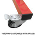 Mobile Telescopic Universal Paint Stand - Adjustable Body Extending Mechanical Panel Stand - National Supply Company