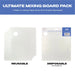Multi-Layered Disposable Paper Mixing Sheets (100) w/Reusable Plastic Board - Ideal for Bondo, Paint, & Art National Supply Company