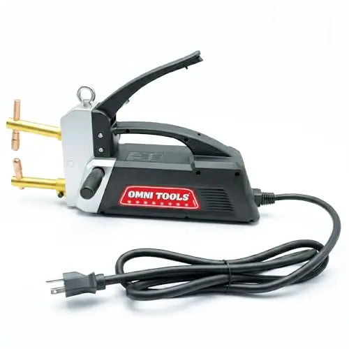 OMNI TOOLS T4000 Portable Spot Welding Machine 4000A Peak Current, Microprocessor Controlled, Pulse & Continuous Modes, 220V Single Phase, Includes 4 Copper Welding Arms Omni Tools
