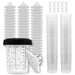Open Box - Disposable 6 Ounce (200ml) Paint Spray Gun Cups Liners and Lid System, 50 Pack 190 MIC Kit National Supply Company