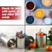Open Box - Empty Metal Pint Paint Cans with Lids - Box of 50 National Supply Company