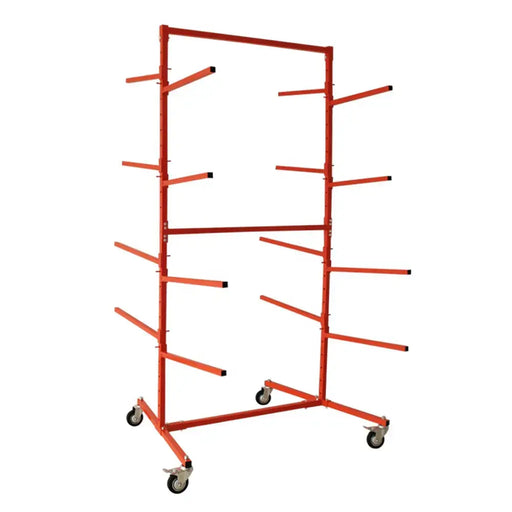 Open Box - Floor Mobile Bumper Storage Rack - Double Sided Bumper Storage Rack National Supply Company