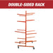 Open Box - Floor Mobile Bumper Storage Rack - Double Sided Bumper Storage Rack National Supply Company