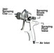 Open - Box - KOTA MP SPRAY GUN PAINT WITH 1.3 or 1.4 MM NOZZLE (W/O CUP) Size: 1.4mm National Supply Company