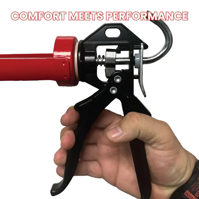 Open Box - LAUCO Omni Tools Dripless Caulking Gun – Adjustable, No-Drip, Ergonomic Design National Supply Company