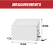 Open Box - Magnetic Spray Booth Box - Double Compartment Cabinet with Double Spray Paint Gun Holder National Supply Company