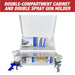 Open Box - Magnetic Spray Booth Box - Double Compartment Cabinet with Double Spray Paint Gun Holder National Supply Company