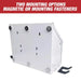 Open Box - Magnetic Spray Booth Box - Double Compartment Cabinet with Double Spray Paint Gun Holder National Supply Company