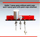 Open Box - Omni Tool Multiple Spray Gun Holder – Holds 7 Guns Without Cups, 4 With Cups Quantity: 1 Pack National Supply Company