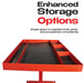 Open Box - Omni Tool Rolling Work Table, Adjustable Mobile Tray Cart, 220 lb Capacity National Supply Company
