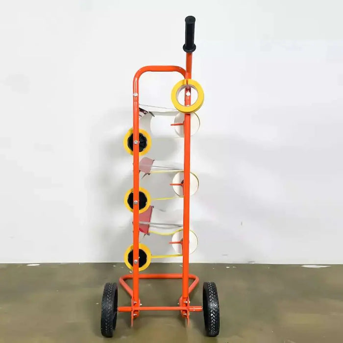 Open Box - Portable Slimline Masking Paper Machine Dispenser -Stand Holds Multiple Rolls National Supply Company