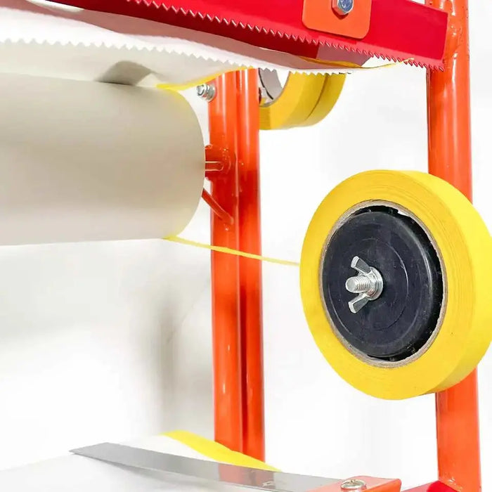 Open Box - Portable Slimline Masking Paper Machine Dispenser -Stand Holds Multiple Rolls National Supply Company