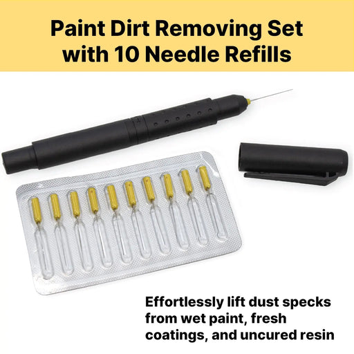 Paint Dirt Removing Tool Needle Set - Easily Remove Dust Particles From Paint, Prevent Paint From Creating Bubbles - (7769) National Supply Company