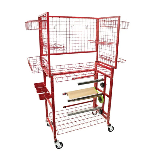 Paint Prep Cart with Masking Paper Dispenser - (26506) National Supply Company