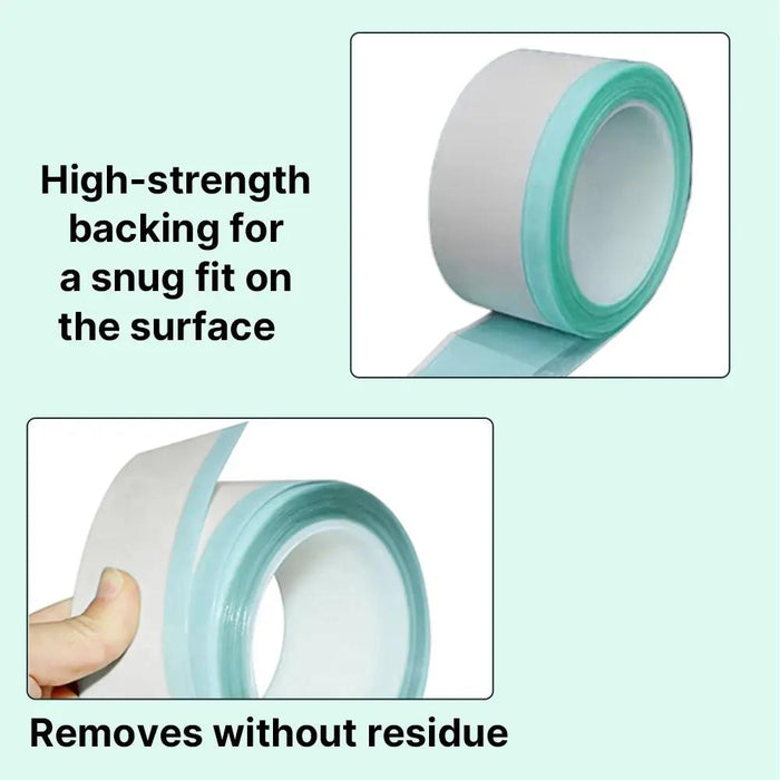 Perforated Trim Masking Tape 69549, Molding Paint Protection, Trim Lifting Tape, Hand Tearing, 10 mm Hard Band, 50 mm x 10 m – Auto Body Masking Film with High-Strength Backing GENERIC