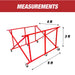 Pick Up Bed Dolly - Easily Fold Large Auto Body Truck Bed Cart Holds up to 800lb - National Supply Company