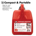 Plastic Fuel Can – Durable Red Gasoline Container in 5L Lauco