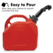 Plastic Fuel Can – Durable Red Gasoline Container in 5L Lauco