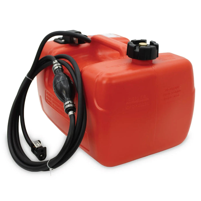 Portable 12L Marine Tank W/ Connector Fuel Tank Outboard Boat Motor LAUCO