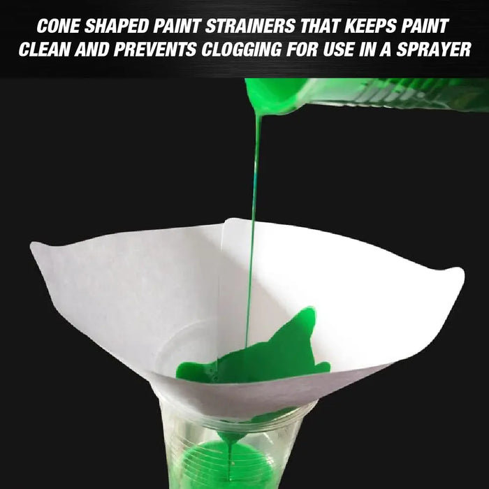 Premium Paint Strainers with Fine 190 Micron Filter Tips - Pack of 1000 - National Supply Company