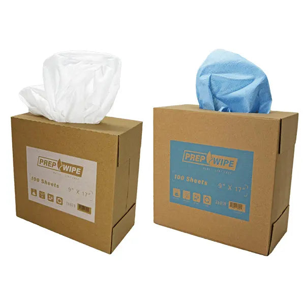 Prep Wipe Lint Free Cleaning Towels Pack of 100 Sheets 9" x 17" - National Supply Company