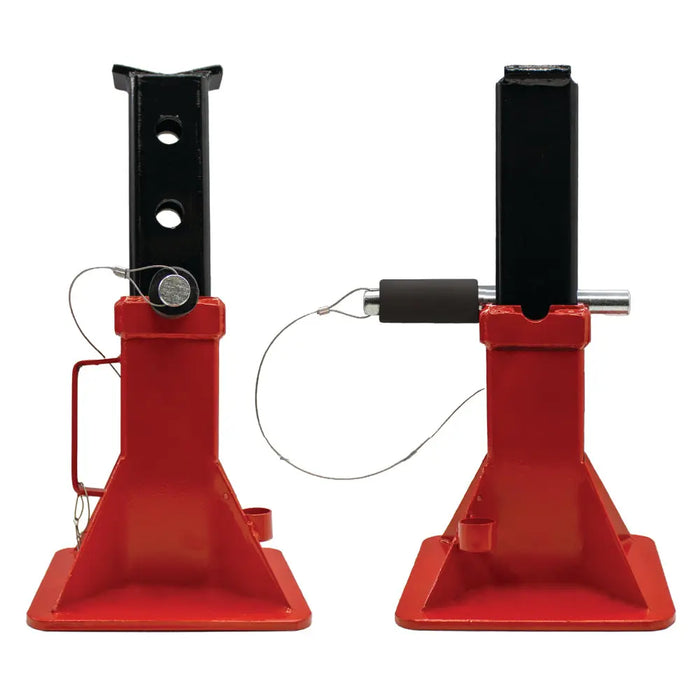 Professional Car Jack Stand with Lock, 22 Ton (44,000 lb) Capacity, Adjustable Height to 19.75" Fit for Supporting Trucks, Trailers and Equipment, 1 Pair - National Supply Company