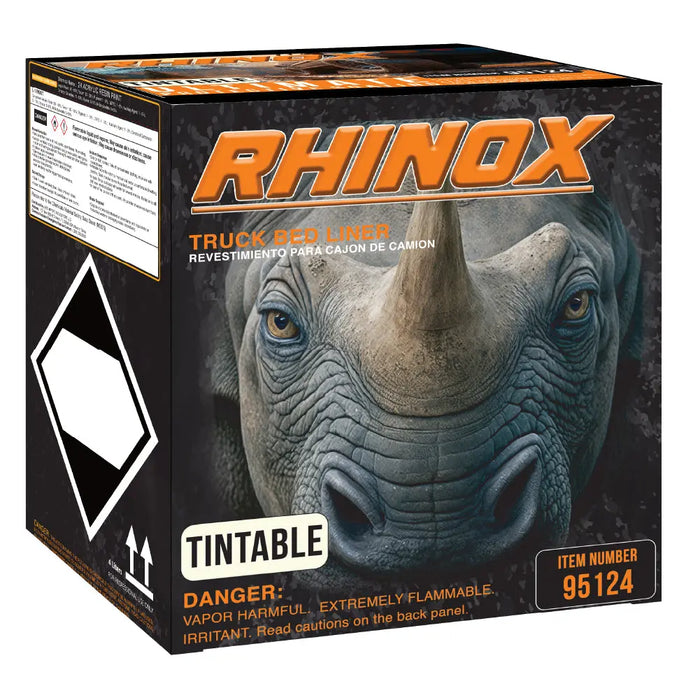 Rhinox Tintable 1 Gallon Urethane Spray-On Truck Bed Liner Kit - 4 Bed Liners, 4 Hardeners and 1 Applicator Spray Gun - Easy 3 to 1 Mix Ratio, Just Mix, Shake and Shoot It National Supply Company