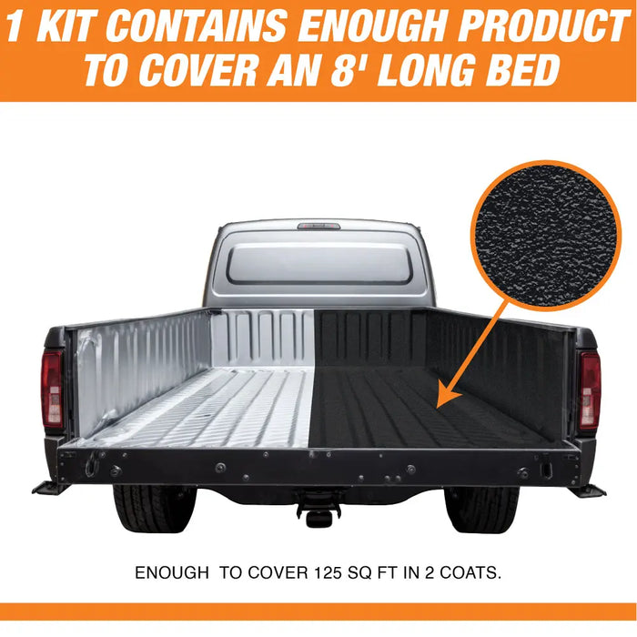 Rhinox Tintable 1 Gallon Urethane Spray-On Truck Bed Liner Kit - 4 Bed Liners, 4 Hardeners and 1 Applicator Spray Gun - Easy 3 to 1 Mix Ratio, Just Mix, Shake and Shoot It National Supply Company