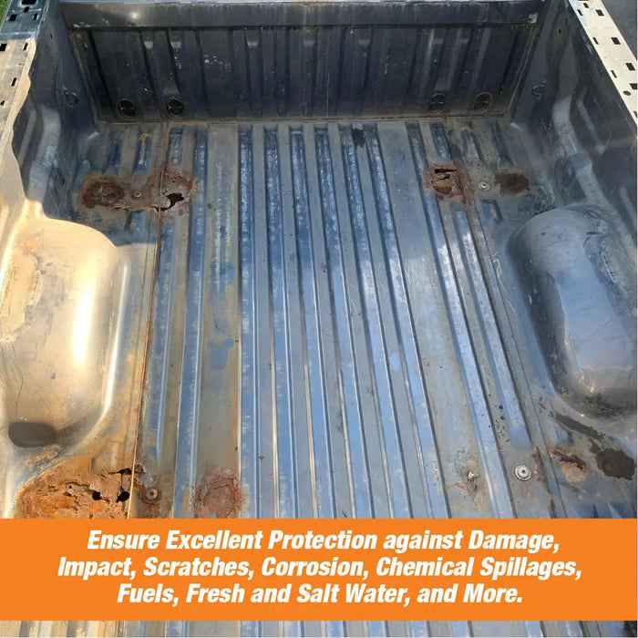 Rhinox Tintable 1 Gallon Urethane Spray-On Truck Bed Liner Kit - 4 Bed Liners, 4 Hardeners and 1 Applicator Spray Gun - Easy 3 to 1 Mix Ratio, Just Mix, Shake and Shoot It National Supply Company