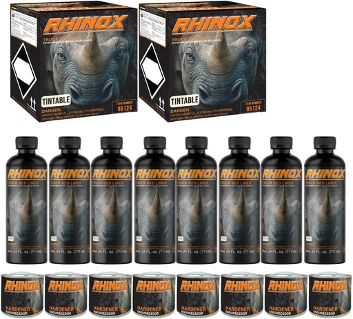 Rhinox Tintable Truck Bed Liner Kit - Tintable 2 Gal, 3:1 Mix, Durable Protective Coating National Supply Company