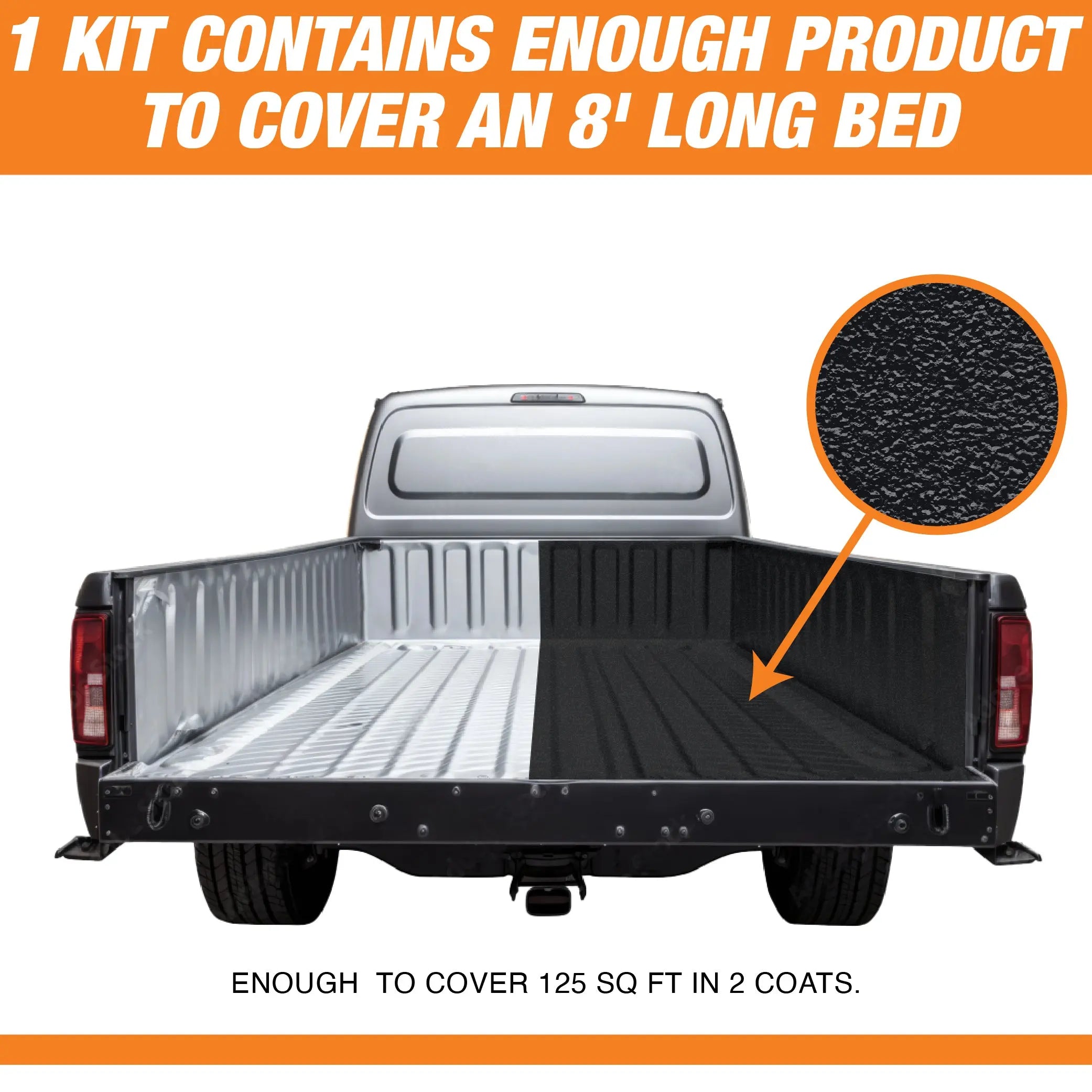 Rintek Spray-On Truck Bed Liner Kit - Black 1 Gallon - Durable 3:1 Mix & Shoot - (95096) National Supply Company