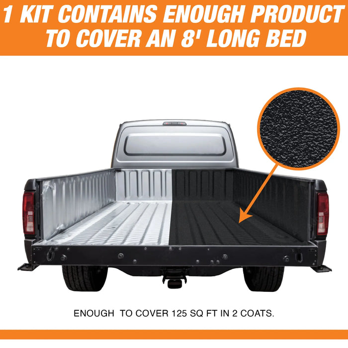 Rintek Tintable 2 Gallon Urethane Spray-On Truck Bed Liner Kit - 8 Bed Liner, 8 Hardeners and 1 Applicator Spray Gun - Easy 3 to 1 Mix Ratio, Just Mix, Shake and Shoot It National Supply Company