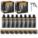 Rintek Tintable 2 Gallon Urethane Spray-On Truck Bed Liner Kit - 8 Bed Liner, 8 Hardeners and 1 Applicator Spray Gun - Easy 3 to 1 Mix Ratio, Just Mix, Shake and Shoot It National Supply Company