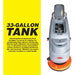 SWAN Commercial Floor Scrubber Machine - 22" Cleaning Width, 14.5 Gal Sewage Tank, Dual Brushes, Lead Acid Battery Powered, High Efficiency for Large Areas 200RPM National Supply Company