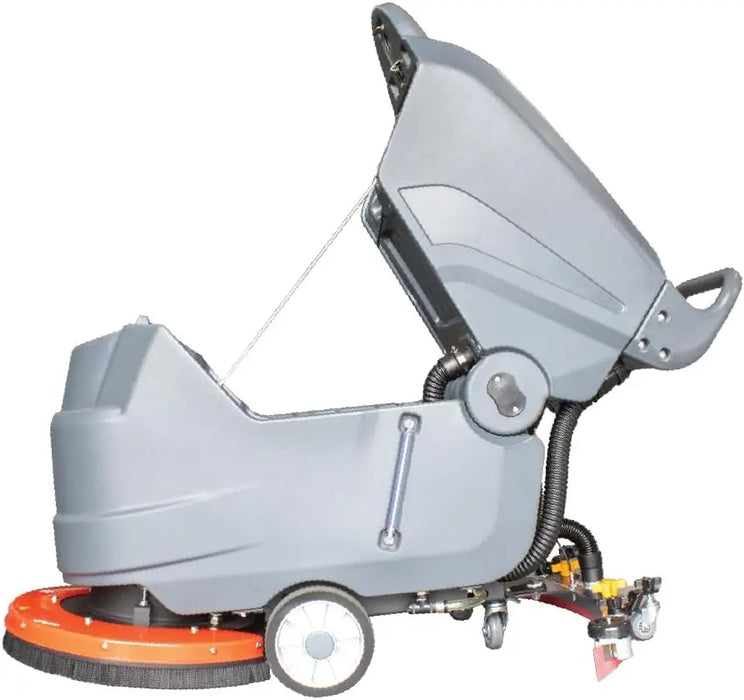 SWAN Commercial Floor Scrubber Machine - 22" Cleaning Width, 14.5 Gal Sewage Tank, Dual Brushes, Lead Acid Battery Powered, High Efficiency for Large Areas 200RPM National Supply Company