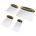 4-Piece Set of Stainless Steel Body Filler and Putty Spreaders/Scraper - National Supply Company