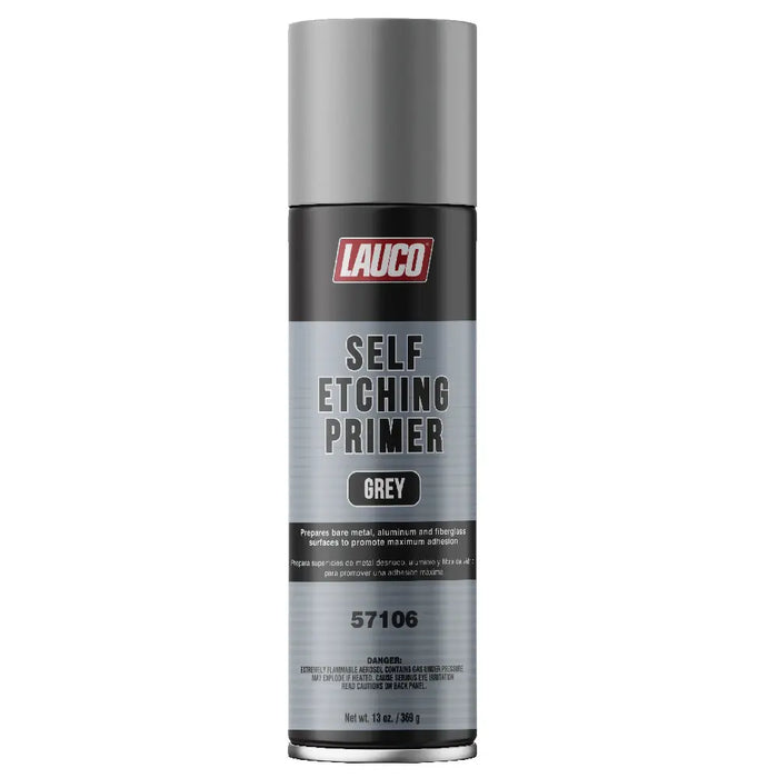 Self Etching Etch Primer Aerosol Spray Can 13oz - Gray - Automotive and Industrial Primer - Great for use on Bare Metal Areas Before applying Truck Bed Liner - National Supply Company