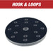 Soft Interface Pad 6" (100mm) 15 Holes - Hook and Loop Soft Sponge Cushion National Supply Company
