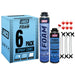 Spray Foam Insulation Kit - High-Density Expanding Foam Sealant with Cleaner Without Gun National Supply Company